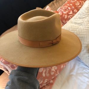 Lack of Color tan hat